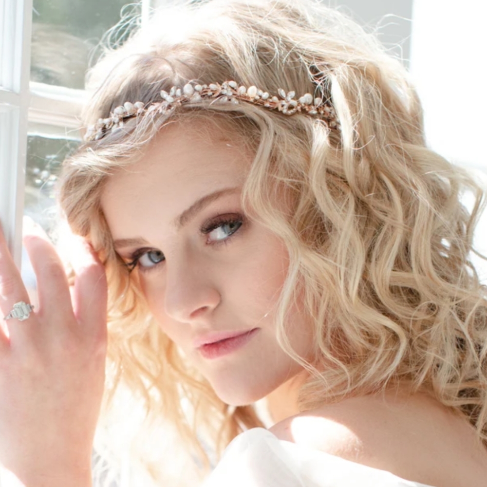 Eden Luxe Silver Crystal Headband